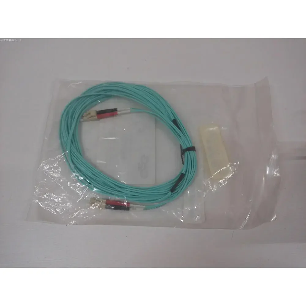 26.2ft (8m) LC-LC 50/125 OM4 Duplex Multimode PVC Fiber Optic Cable - Aqua